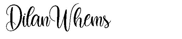 DilanWhems字体