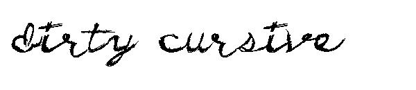 Dirty Cursive字体