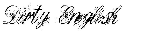 Dirty English字体