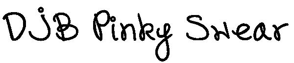 DJB Pinky Swear字体