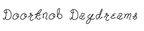 Doorknob Daydreams字体