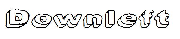 Downleft字体