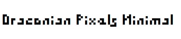 Draconian Pixels Minimal字体
