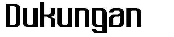 Dukungan字体