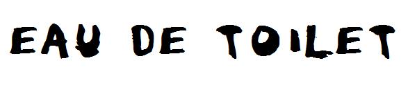 Eau de Toilet字体