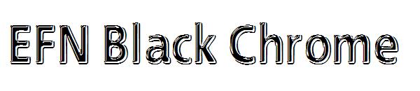 EFN Black Chrome字体