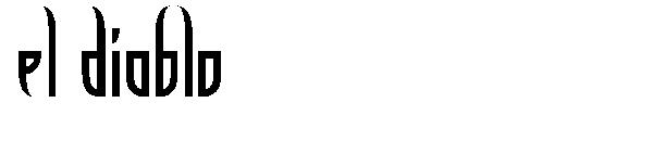 El Diablo字体