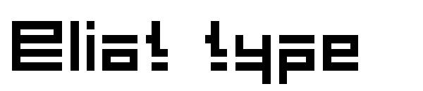 Eliot type字体