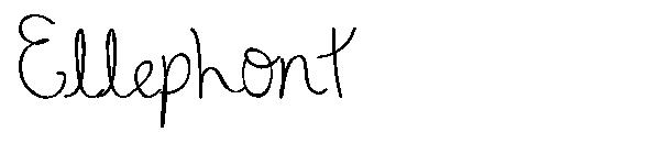 Ellephont字体