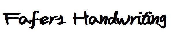 Fafers Handwriting字体