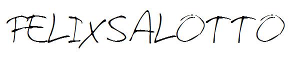 Felixsalotto字体