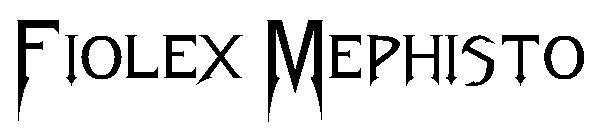 Fiolex Mephisto字体