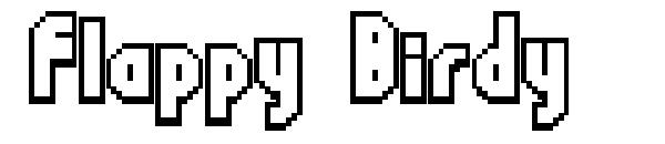 Flappy Birdy字体