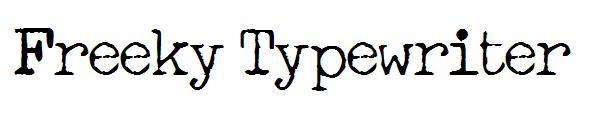 Freeky Typewriter字体