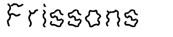 Frissons字体