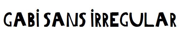 Gabi Sans Irregular字体