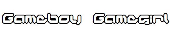 Gameboy Gamegirl字体