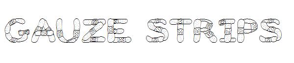 Gauze Strips字体