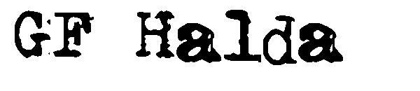 GF Halda字体