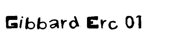 Gibbard Erc 01字体