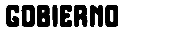 Gobierno字体