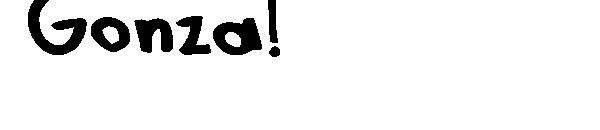 Gonza!字体