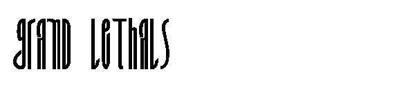 Grand Lethals字体