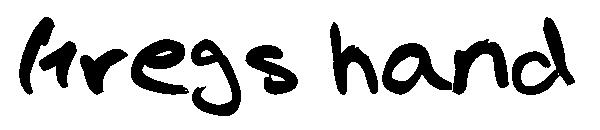 Gregs hand字体