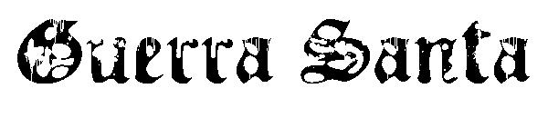 Guerra Santa字体