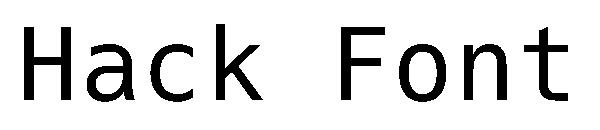 Hack Font字体