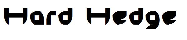 Hard Hedge字体