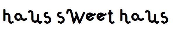 Haus Sweet Haus字体