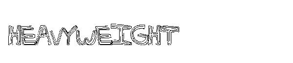HeavyWeight字体