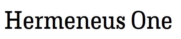 Hermeneus One字体
