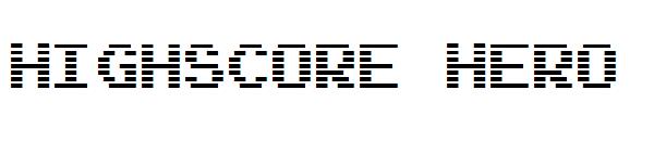 Highscore Hero字体
