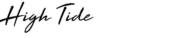 High Tide字体