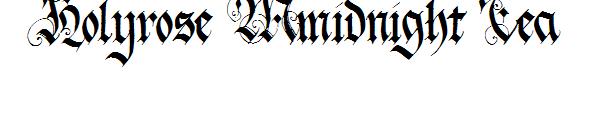 Holyrose Mmidnight Tea字体