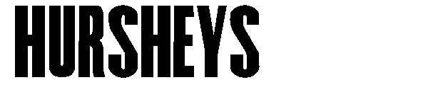 Hursheys字体