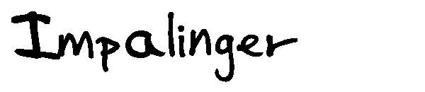 Impalinger字体
