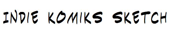 Indie Komiks Sketch字体