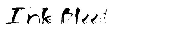 Ink Bleed字体