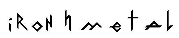 Iron H Metal字体