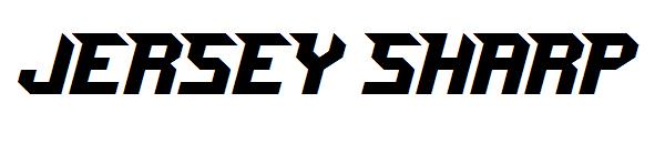 Jersey Sharp字体