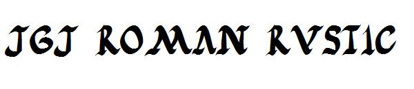 JGJ Roman Rustic字体