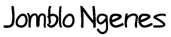 Jomblo Ngenes字体