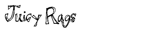 Juicy Rags字体