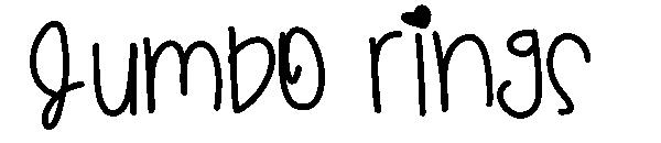 Jumbo Rings字体