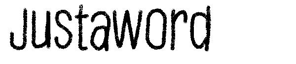 Justaword字体