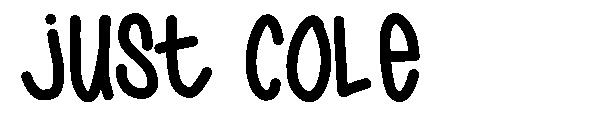 Just Cole字体