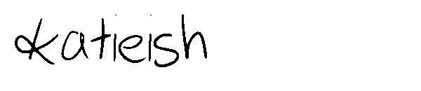 katieish字体